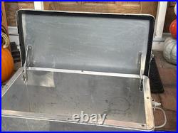 Vtg NESBITT'S Ice Chest Metal Cooler Orange Soda Pop