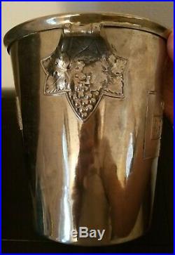 Vtg Piper-Heidsieck Reims French Art Deco Champagne Ice Cooler Bucket France