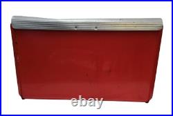 Vtg Poloron Thermaster Cooler Red Aluminum Insulated Ice Chest Made USA 1950s Vtg Poloron Thermaster Cooler Red Aluminum Insulated Ice Chest Made USA 1950s