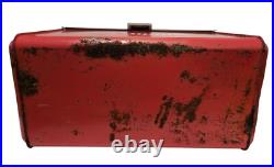Vtg Poloron Thermaster Cooler Red Aluminum Insulated Ice Chest Made USA 1950s Vtg Poloron Thermaster Cooler Red Aluminum Insulated Ice Chest Made USA 1950s