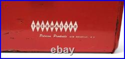 Vtg Poloron Thermaster Cooler Red Aluminum Insulated Ice Chest Made USA 1950s Vtg Poloron Thermaster Cooler Red Aluminum Insulated Ice Chest Made USA 1950s