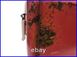 Vtg Poloron Thermaster Cooler Red Aluminum Insulated Ice Chest Made USA 1950s Vtg Poloron Thermaster Cooler Red Aluminum Insulated Ice Chest Made USA 1950s