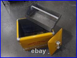 Vtg ROYAL CROWN RC COLA USA Soda Pop Metal Cooler Chest Embossed Letters