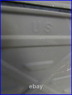 Vtg US Military Lasko 1961 Food Cooler Metal Storage Insulated Container Vietnam