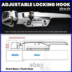 Walk in Cooler Door Handle, Walk in Cooler Door Closer Complete Latch Kit, Freez