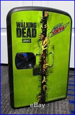 Walking Dead Mountain Dew Uber Chill Mini Refrigerator Cooler Promo Soda Decals