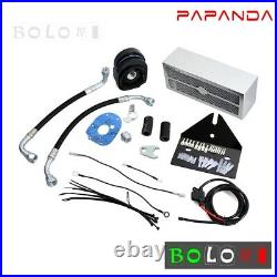 Waterproof Fans Oil Cooler Assembly For Harley Dyna Wide Glide FXDWG 1993-2017