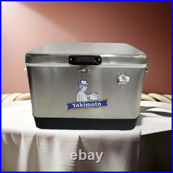 Waterproof Metal Ice Cooler 54 QT Yakimoto Reto Ice Chest for Camping BBQ Party