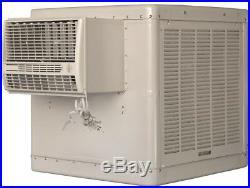Window Evaporative Cooler 4700 CFM 2-Speed Galvanized Steel Remote Controllable