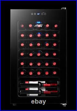 Wine Cooler Refrigerator Fridge Chiller Cellar Rack Freestanding 34 Bottle NEW