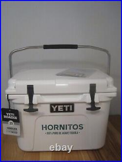 YETI Roadie 20 Cooler White w. Handle YR20W RARE HORNITOS DISCONTINUED NEW