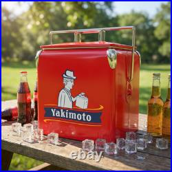Yakimoto 13L Metal Lunchbox Cooler Industrial Grade Insulated Work Ice Chest