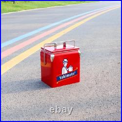 Yakimoto 13L Metal Lunchbox Cooler Industrial Grade Insulated Work Ice Chest