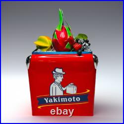 Yakimoto 14 Qt Metal Triple-layer Cooler Insulated Cooler, Portable Ice Chest