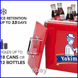 Yakimoto 14 Quart Hard Cooler Insulated Portable Ice Chest Box for Drink Beer