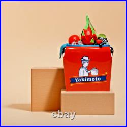 Yakimoto 14qt Red Fashion Classic Metal ice Chest Cooler, with outdoor picnic