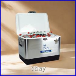 Yakimoto 54 Qt outdoor party Vintage Beer Metal Cooler Ice Chest, Portable-NEW Yakimoto 54 Qt outdoor party Vintage Beer Metal Cooler Ice Chest, Portable-NEW