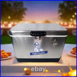 Yakimoto 54 Quart High Performance Cooler, Waterproof stainless steel Ice Chest