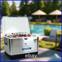 Yakimoto 54Qt Beer Beverage Food Fruit Cooler, For Pool Parties, Picnic, Beach-NEW