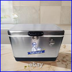 Yakimoto 54Qt Home Ice Chest, Stainless Steel Hard Cooler, Easy Clean, eco-friendly