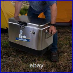 Yakimoto 54Qt Metal Cooler Box, Retro style ice Chest, for Backyard BBQ Party Yakimoto 54Qt Metal Cooler Box, Retro style ice Chest, for Backyard BBQ Party