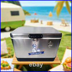 Yakimoto 54Qt Portable Car Cooler Box, Seaside Camping Ice Chest -Free Shipping