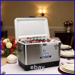 Yakimoto 54Qt Premium Stainless Steel Cooler-Designed for Social Gatherings