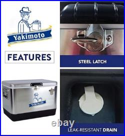Yakimoto 54Qt Premium Stainless Steel Cooler-Designed for Social Gatherings