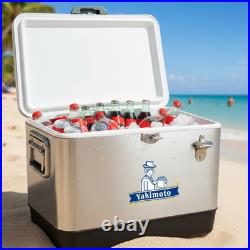 Yakimoto 54Qt Premium Stainless Steel Cooler-Designed for Social Gatherings