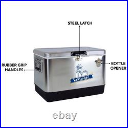 Yakimoto 54Qt Stainless Steel Cooler Ice Chest with Bottle Opener Tailgating
