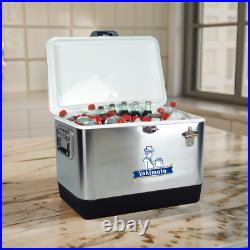 Yakimoto 54Qt Stainless Steel High-end daily use Ice Chest Cooler-Free Shipping