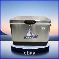 Yakimoto 54Qt Vintage large metal cooler, camping cooler, coolers on sale prime