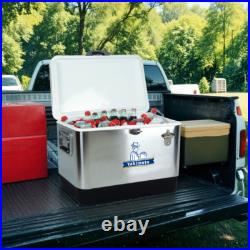 Yakimoto Alfresco Dining Cooler 54Qt Heavy-Duty Ice Chest for Garden Parties