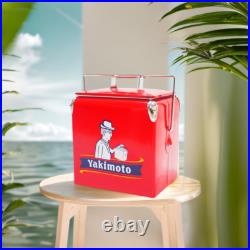 Yakimoto Creative Beach Metal Legacy Ice Chest, 14Qt Portable waterproof Cooler