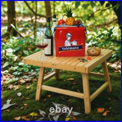 Yakimoto Creative Beach Metal Legacy Ice Chest, 14Qt Portable waterproof Cooler