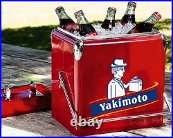 Yakimoto High Quality Metal Ice Box Cooler 14Qt, Factory Direct and Fast Shipping