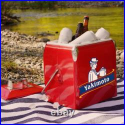 Yakimoto High Quality Metal Ice Box Cooler 14Qt, Factory Direct and Fast Shipping