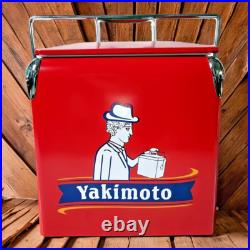 Yakimoto Ice Chest 14QT Retro Metal Cooler box for Hiking Picnic Fishing BBQ