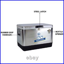 Yakimoto Ice Chest, Cooler, with Bottle Opener, 51L 54Qt, Vintage Style Ice Bucket
