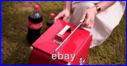 Yakimoto Metal Picnic Ice Chest, Portable 14Qt Compact, Long-Lasting Ice Retention