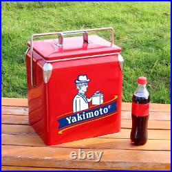 Yakimoto Personalized Metal Ice Box, 14Qt Ice Chest, a must-have for summer fun