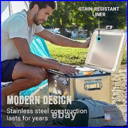 Yakimoto Premium Insulated Portable Cooler, Leak-Resistant 54qt, Great for Picnic