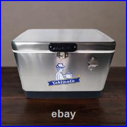 Yakimoto Stainless Steel Portable Car Cooler, 54Qt Passive insulation Ice Chest Yakimoto Stainless Steel Portable Car Cooler, 54Qt Passive insulation Ice Chest