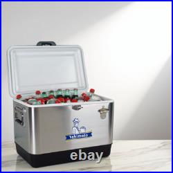 Yakimoto Stainless steel 54Qt Ice Chest for Camping Fishing Minor Scratches