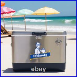 Yakimoto Stainless steel 54Qt Ice Chest for Camping Fishing Minor Scratches
