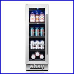 Yeego 12 Beverage Cooler 34-54? Refrigerator Hold 60 Cans Left-Hinge Soda, Beer