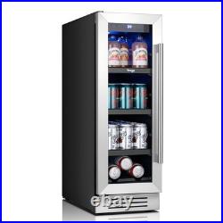 Yeego 12 Beverage Cooler 34-54? Refrigerator Hold 60 Cans Left-Hinge Soda, Beer