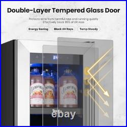 Yeego 12 Beverage Cooler 34-54? Refrigerator Hold 60 Cans Left-Hinge Soda, Beer