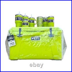 Yeti Combo Pack Tundra 45 Cooler In Chartreuse Rare (discontinued Color)