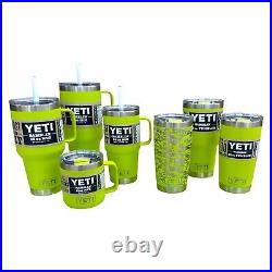 Yeti Combo Pack Tundra 45 Cooler In Chartreuse Rare (discontinued Color)